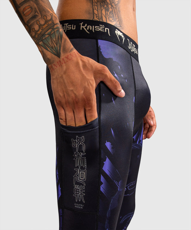 Shorts de compression Venum x Jujutsu Kaisen Gojo – Violet
