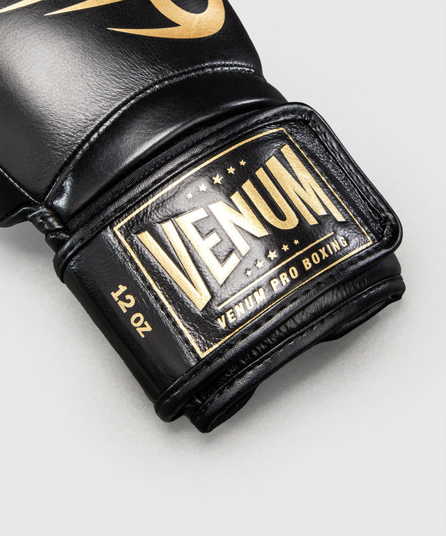 Venum x Mike Tyson Boxhandschuhe Giant 2.0 Pro – Schwarz/Gold