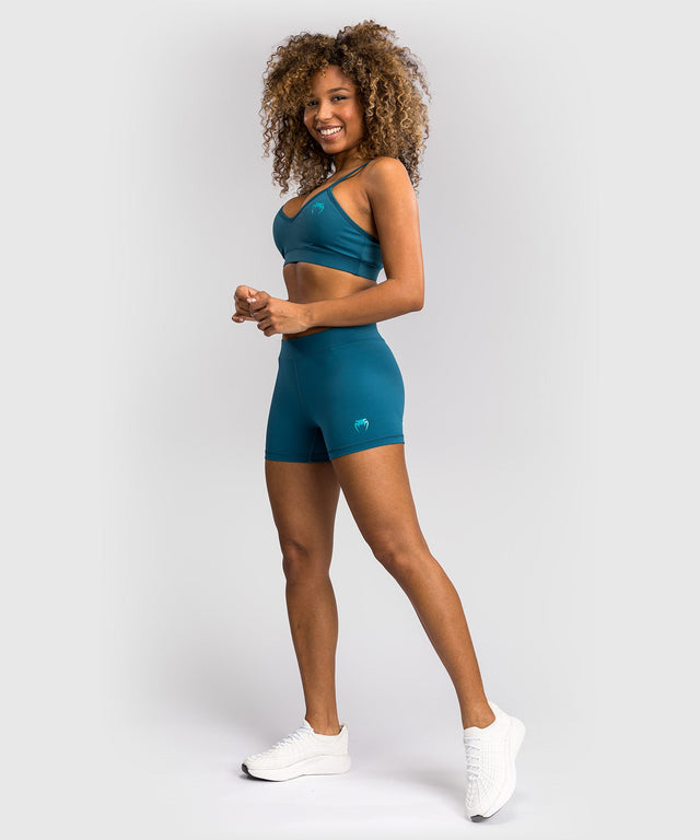 Pantaloncini a compressione Venum x Demi Donna – Azzurro