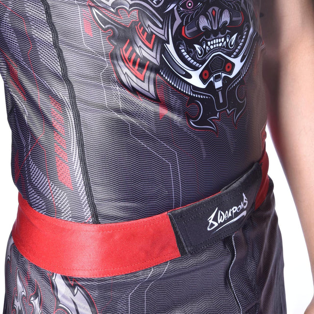Pantaloncini MMA 8 WEAPONS Samurai 2.0 – Nero/Rosso
