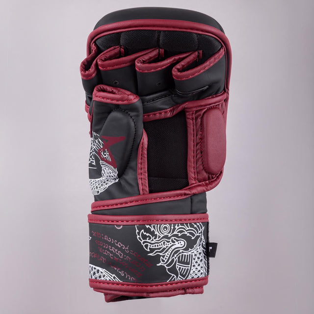 8 WEAPONS MMA-handsker Sak Yant Naga – Sort/Marineblå