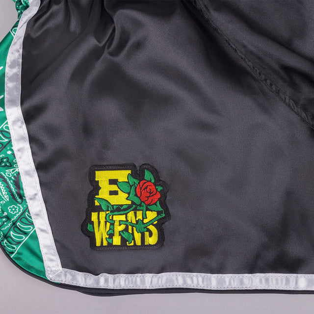 Shorts de Muay Thai 8 WEAPONS West Coast – Vert