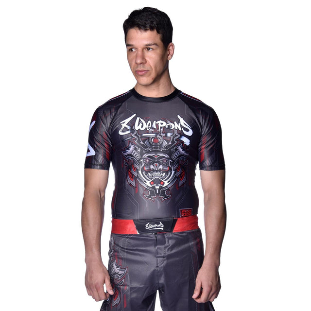 Rashguard 8 WEAPONS Samurai 2.0 – Noir/Rouge