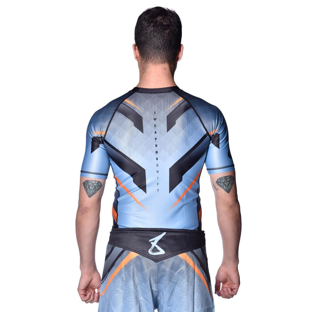 Rashguard 8 WEAPONS Shift – Gris glace/Orange