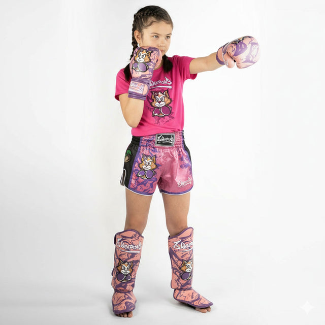 T-shirt enfant 8 WEAPONS – Rose