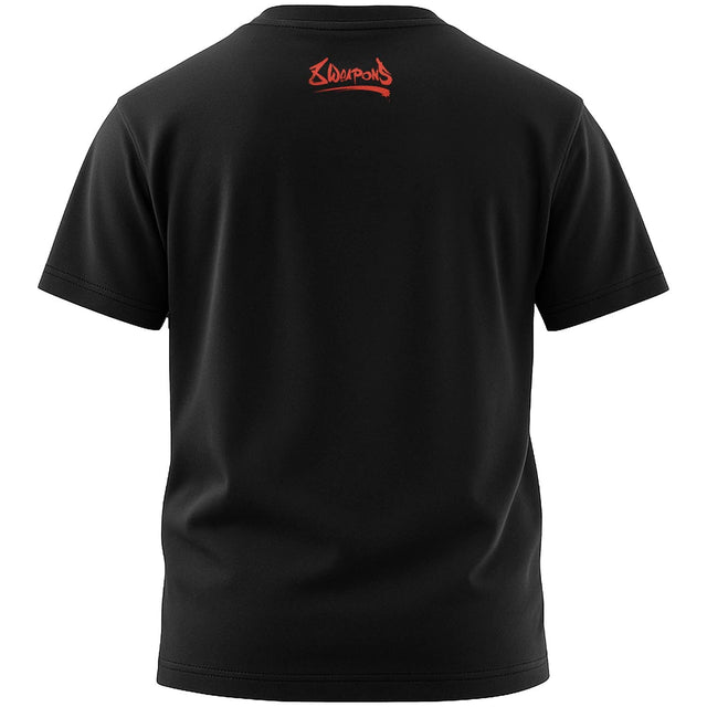 8 WEAPONS T-Shirt Joe – Sort/Rød