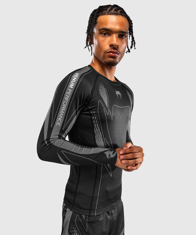 Venum Rashguard Amazonia Reborn Lange Ärmel – Schwarz/Grau