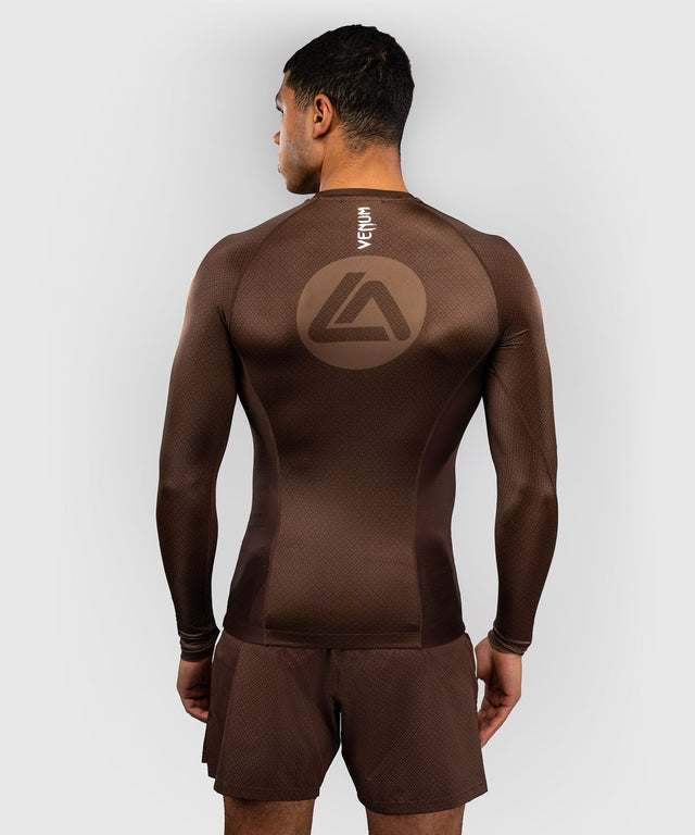 Venum Rashguard x Roger Gracie Academy Lange Ärmel – Dunkelbraun