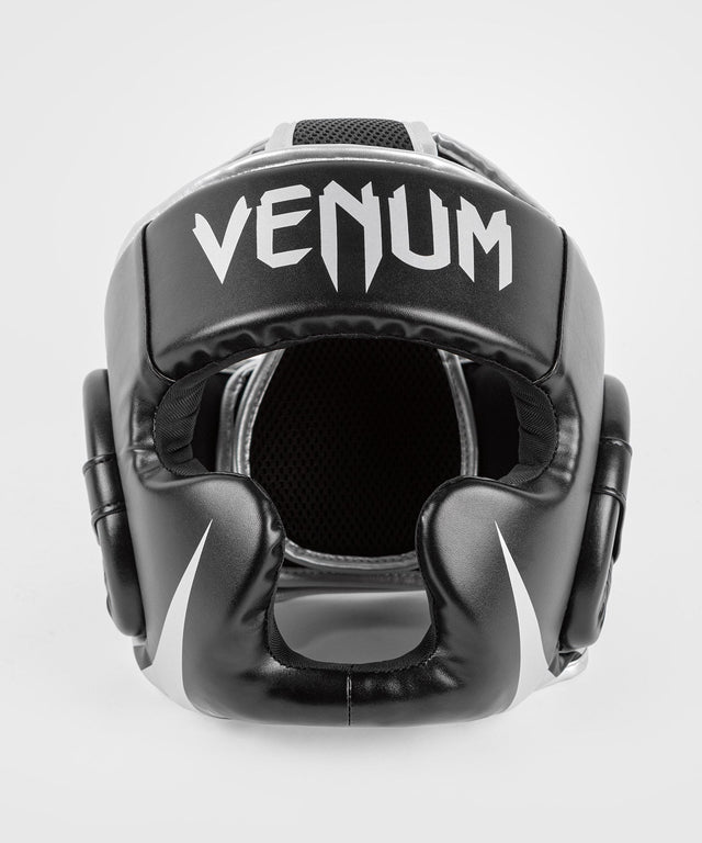 Casco da boxe Venum Challenger – Nero/Argento