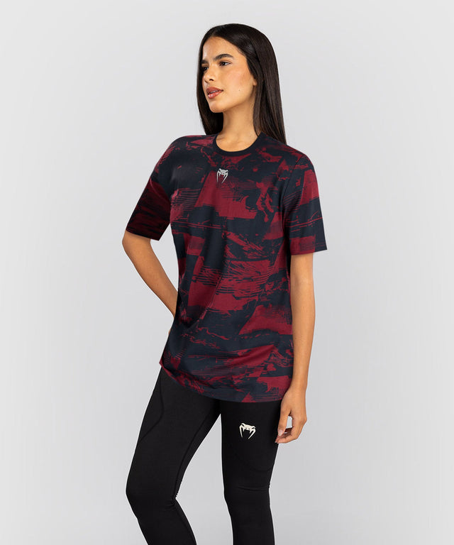 T-shirt UFC Venum Zenith – Azul-marinho/Bordô/Prata