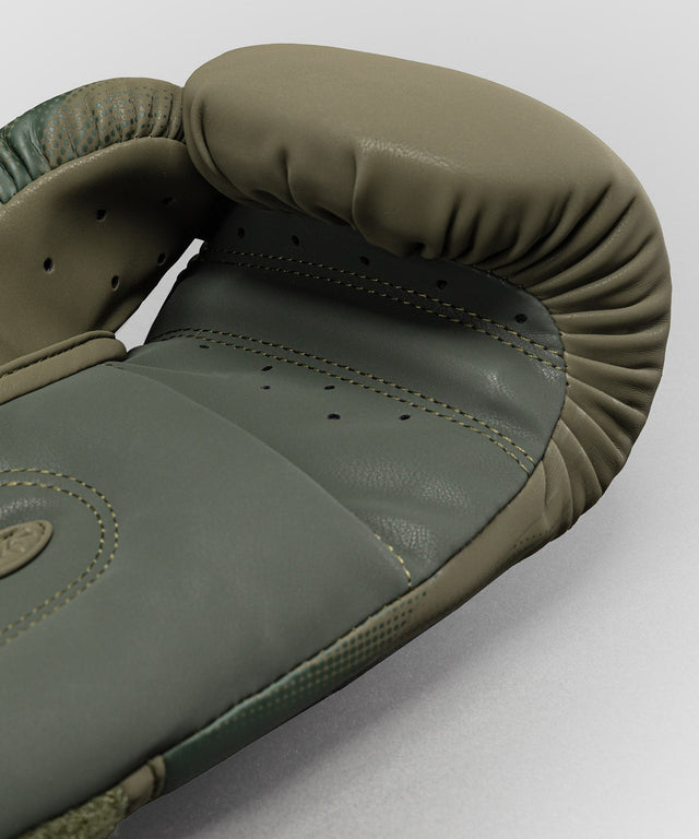 Luvas de boxe Venum Stealth – Caqui/Verde-escuro