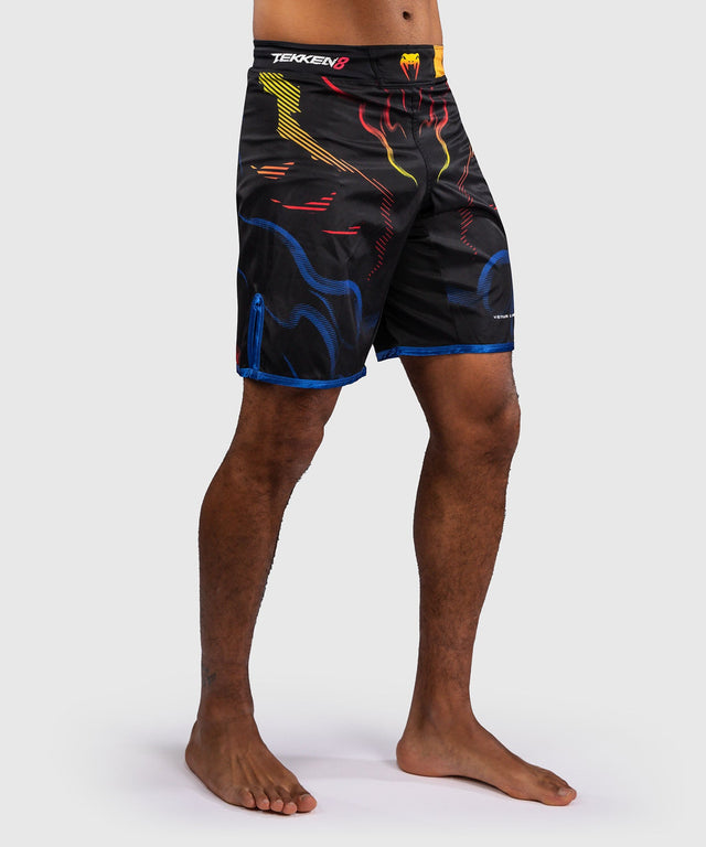 Shorts de MMA Venum x TEKKEN 8 Yoshimitsu – Noir/Orange