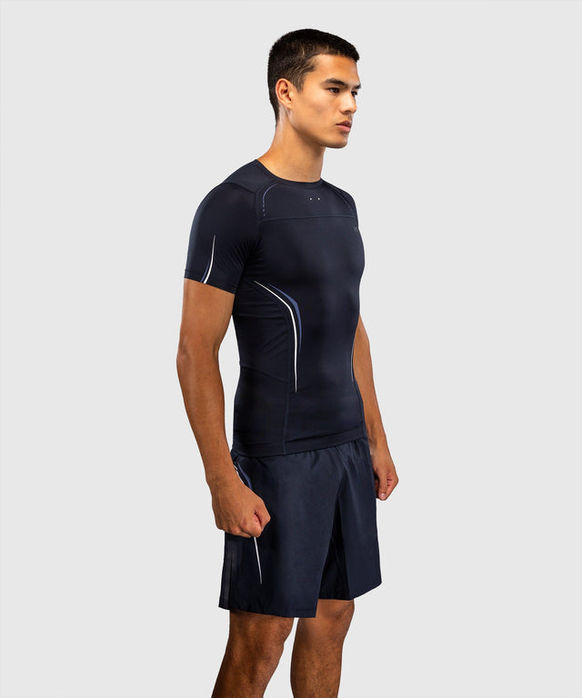 Rashguard Venum G-Core – Námořnická modrá/Bílá