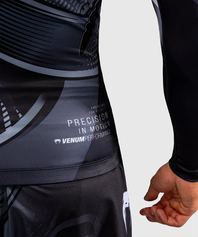 Rashguard Venum Crimson Viper 2.0 – Dlouhé rukávy – Černý/šedý