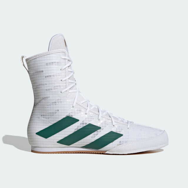 Chaussures de boxe Adidas Box Hog 4 – Blanc/Vert