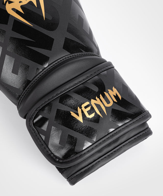 Mănuși de box Venum Contender 1.5 XT Copii – Negru/Auriu