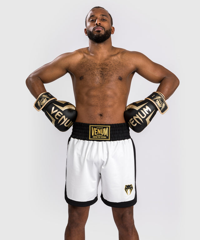 Calções de boxe Venum Classic – Branco/Preto