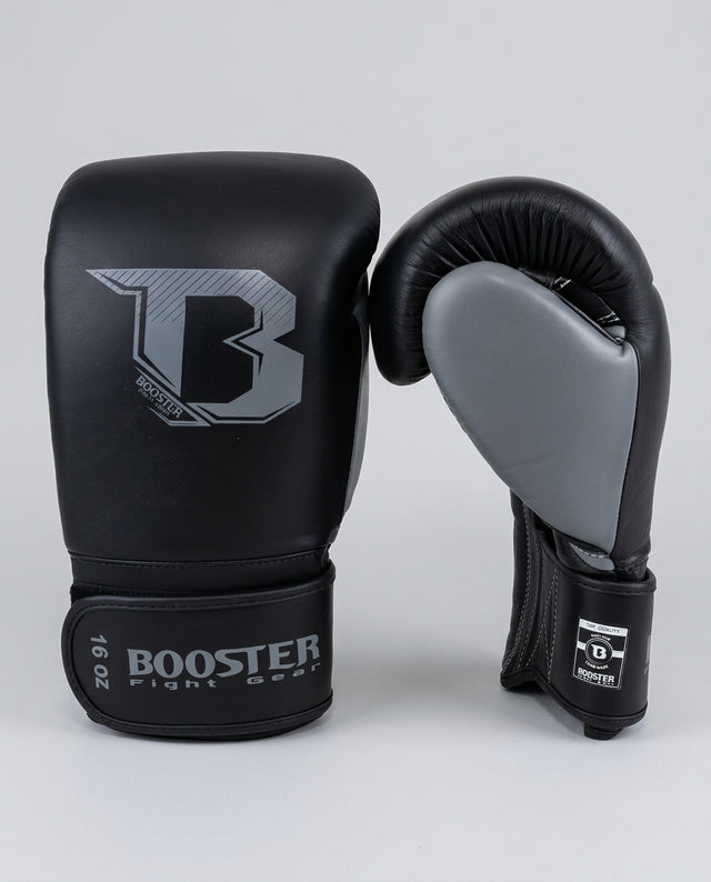 Luvas de boxe Booster Rapid Strike – Preto/Cinzento
