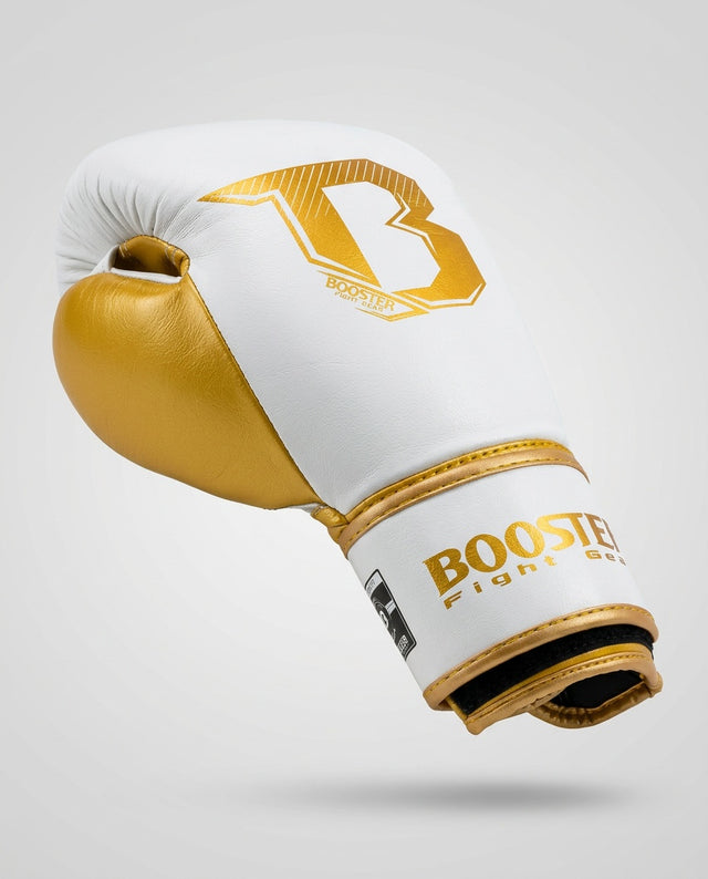 Gants de boxe Booster Rapid Strike – Blanc/Or