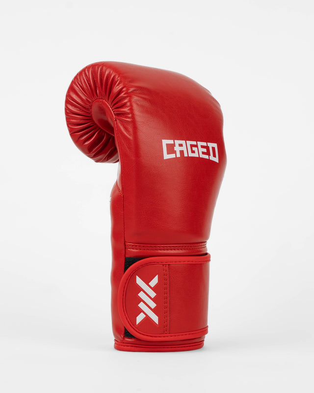 Gants de boxe Caged Core – Rouge/Blanc