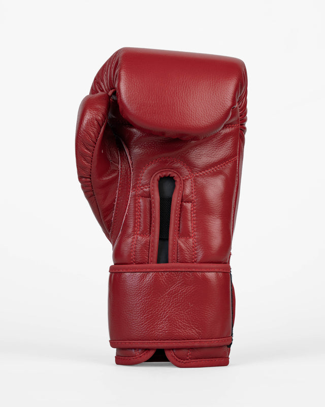 Caged Boxhandschuhe 'X' Series – Bordeaux Rot