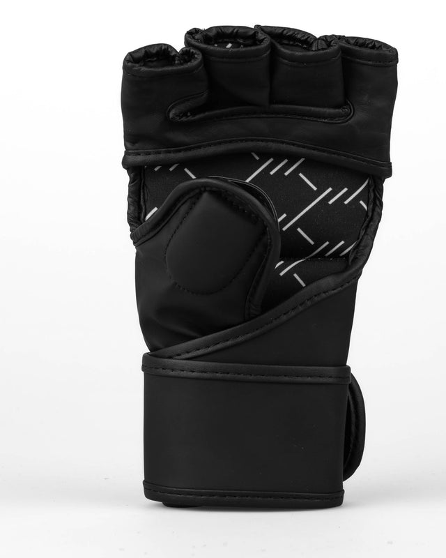 Luvas de MMA Caged Shadow – Preto/Branco Mate