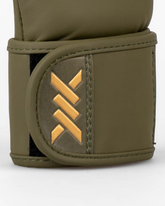 Caged MMA-Handschuhe Shadow – Khaki Grün/Gold
