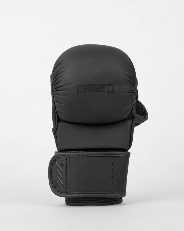 Gants de sparring MMA Caged Shadow – Noir mat
