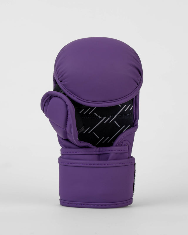 Guanti da sparring MMA Caged Shadow – Viola/Oro