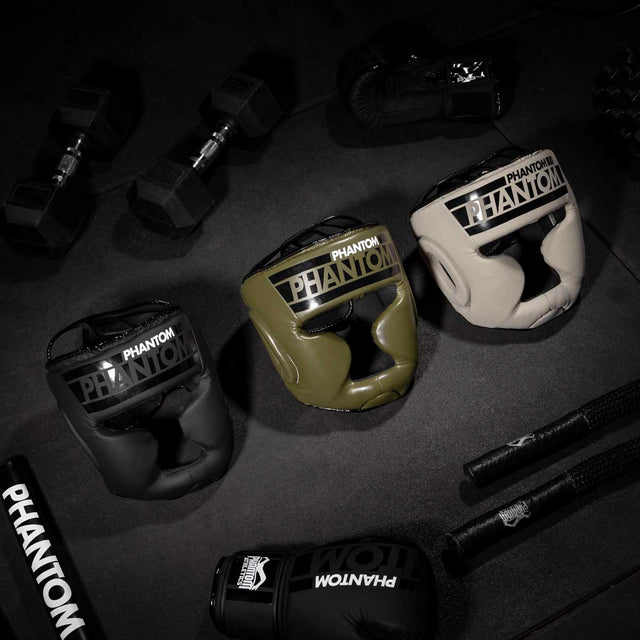 Casco da boxe Phantom Athletics Apex Full Face – Nero