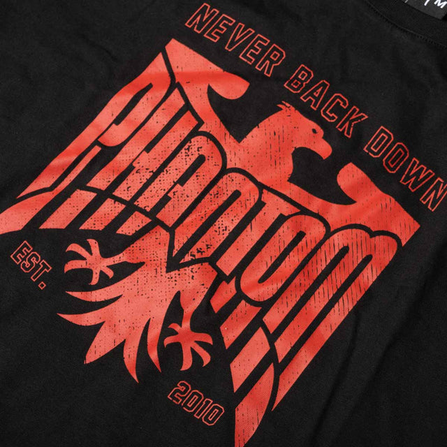 Phantom Athletics T-Shirt Germany Never Back Down – Sort/Rød