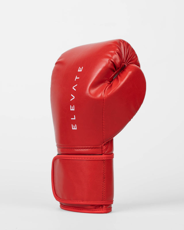Boxerské rukavice Elevate Prime – Červené/Bílé