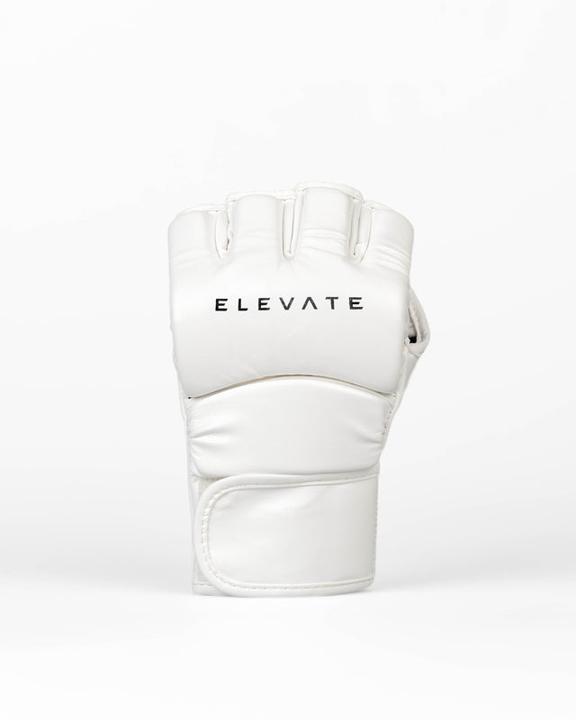 Gants de MMA Elevate Prime – Blanc/Noir