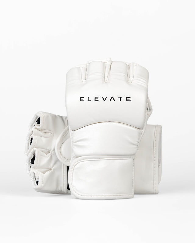 Gants de MMA Elevate Prime – Blanc/Noir