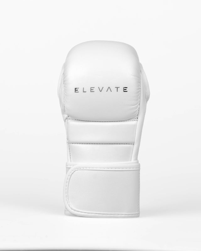 Luvas de sparring MMA Elevate Prime – Branco/Preto