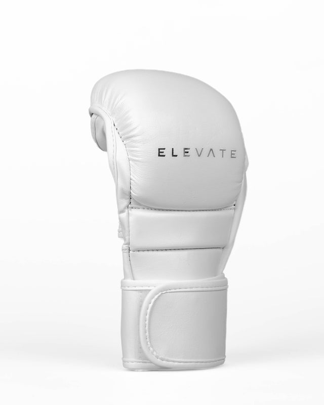 Luvas de sparring MMA Elevate Prime – Branco/Preto