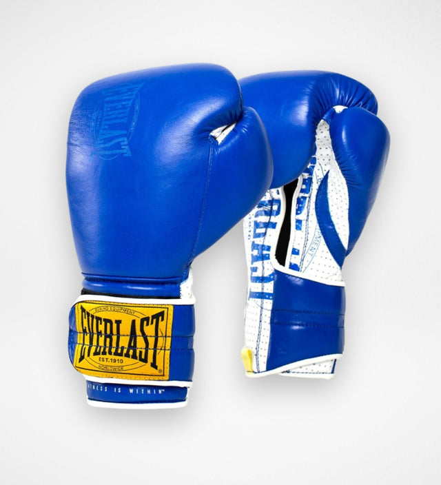 Boxerské rukavice Everlast 1910 Hook and Loop – Modré