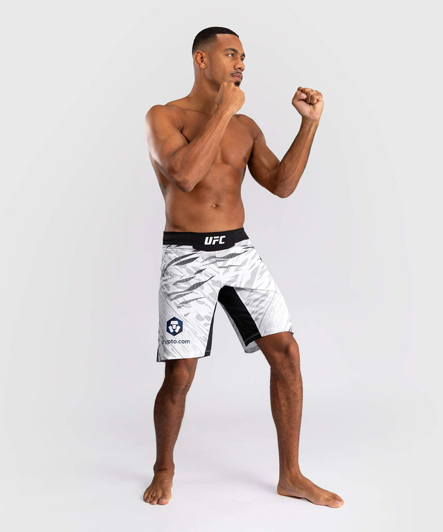 Calções de MMA Venum UFC Fight Night Fusion Long Fit – Branco