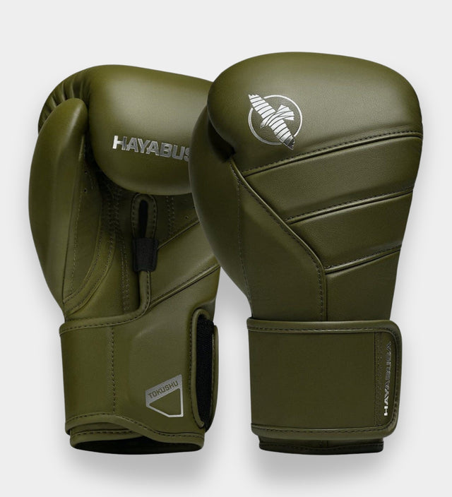 Mănuși de box Hayabusa T3 Kanpeki – Verde măsliniu