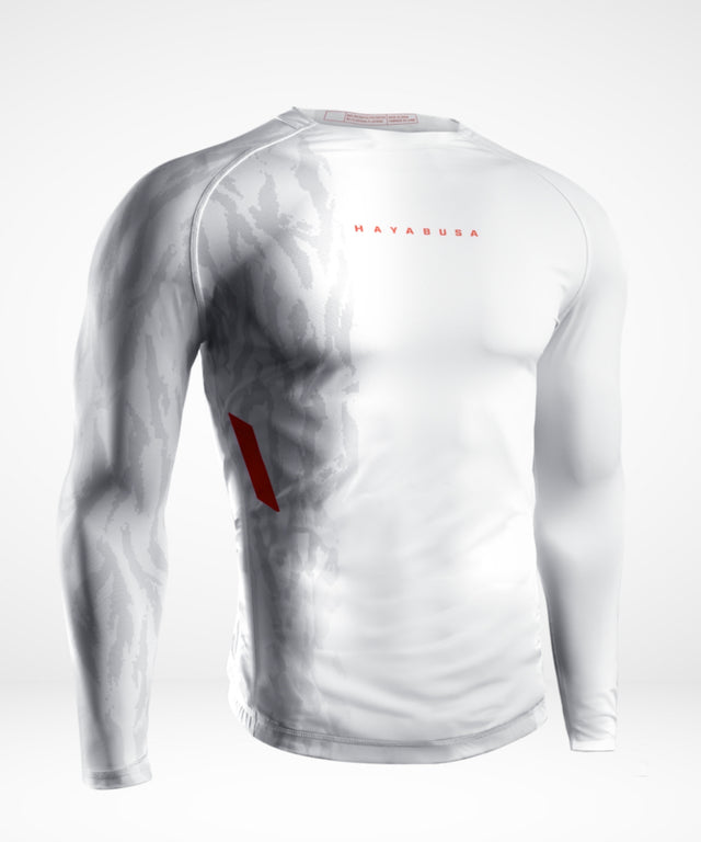 Hayabusa Rashguard Apex Dlouhé rukávy – Off-White