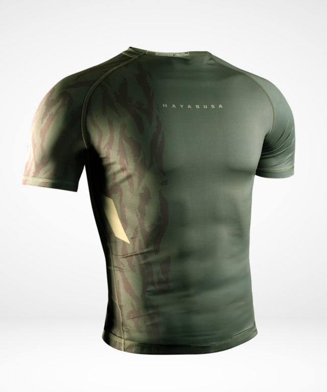 Hayabusa Apex Short-Sleeve Rash Guard - Tactical Green