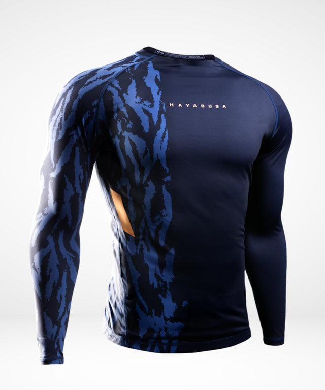 Hayabusa Rashguard Apex Långärmad – Mörkblå