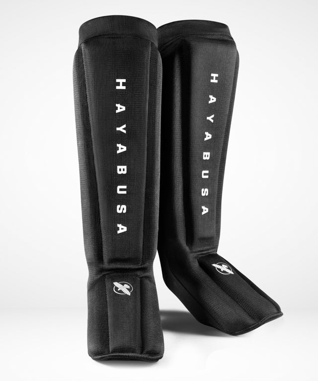 Espinilleras Hayabusa Core – Negro