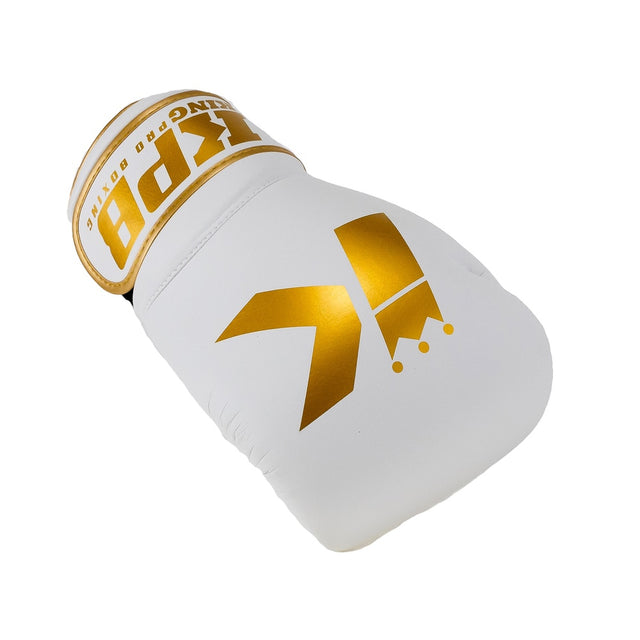Luvas de boxe King Pro Boxing BGK – Branco/Ouro