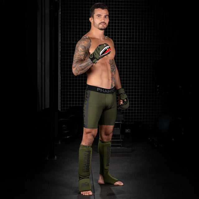 Phantom Athletics Scheenbeschermers Impact - Legergroen