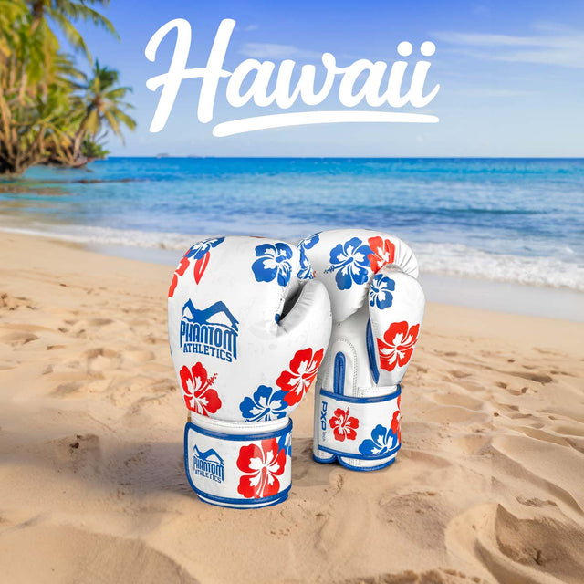 Guantoni da boxe Phantom Athletics Hawaii – Bianco/Blu/Rosso