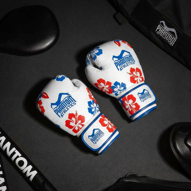 Guantoni da boxe Phantom Athletics Hawaii – Bianco/Blu/Rosso