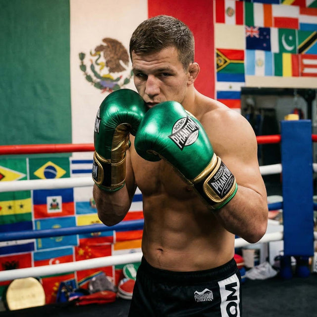 Phantom Athletics Bokshandschoenen Mexico - Groen/Goud
