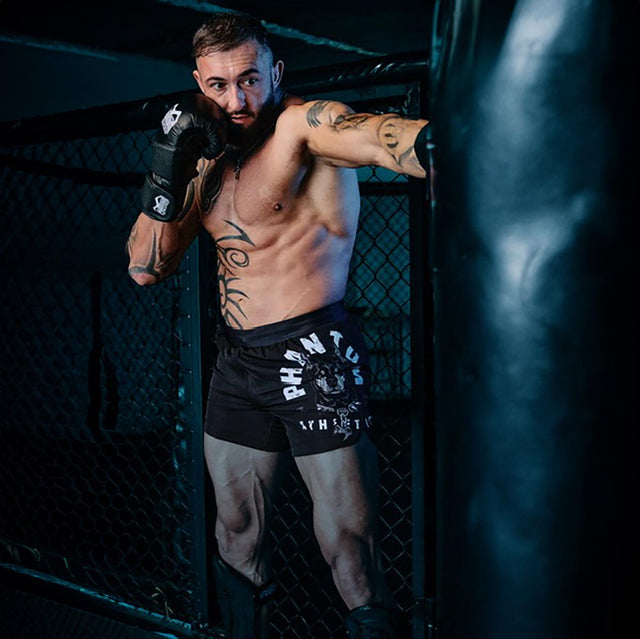 Calções de MMA Phantom Athletics Fusion Dobermann – Preto
