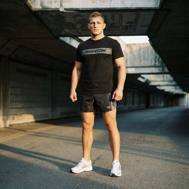 Phantom Athletics MMA-shorts Fusion Apex – Sort/Grå